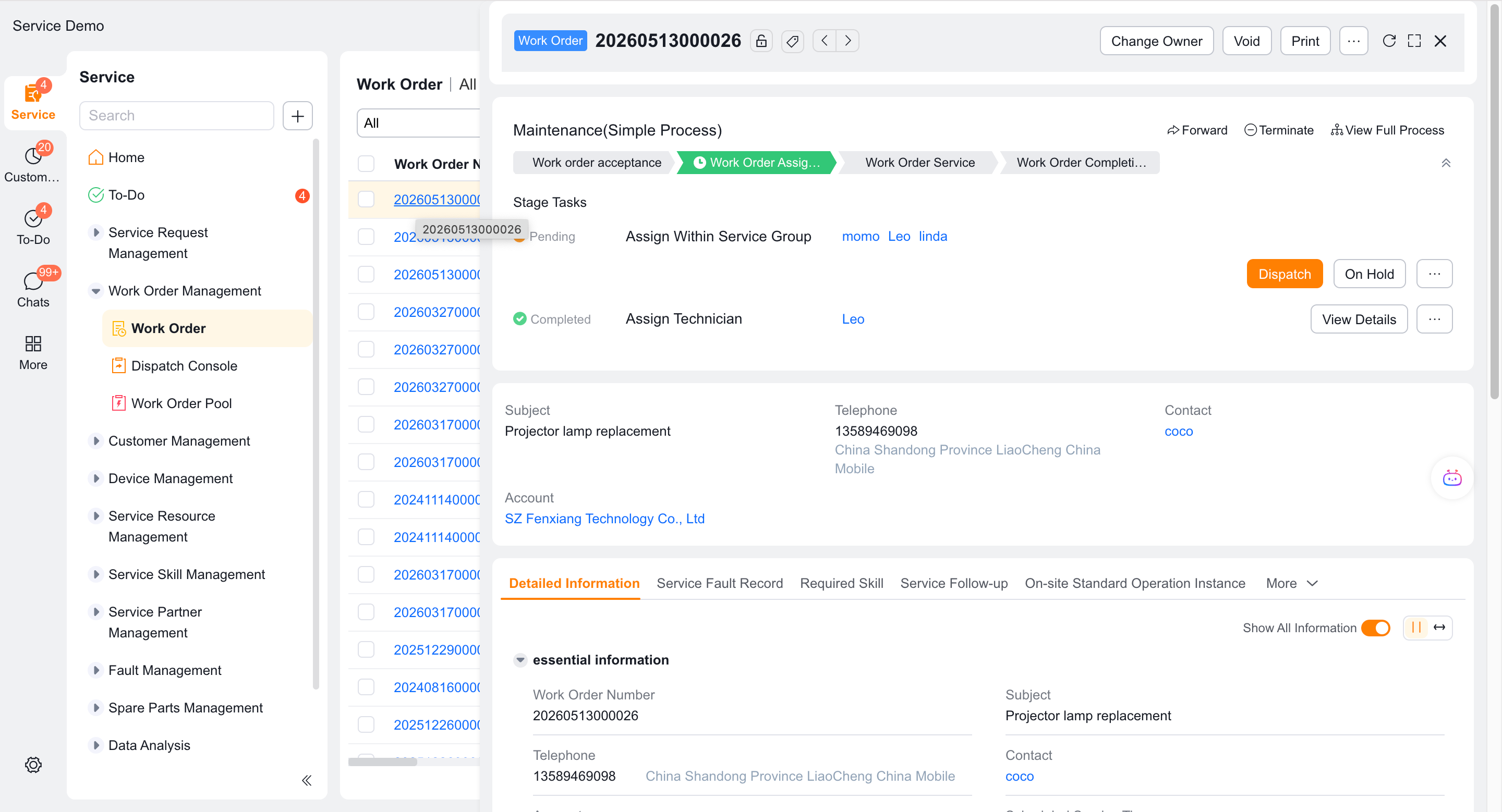 Configure dispatcher intervention after the engineer claim timeout